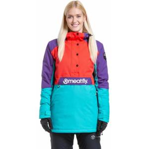 Meatfly дамска SNB & SKI якета Aiko Turquoise/Ferrari Red Meatfly | Cherven | ЖЕНИ | XS