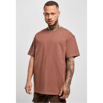 Urban Classics Teplé pánské bavlněné oversize triko bark