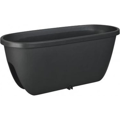 Nohel Garden Truhlík BALCONIA na zábradlí plastový Antracit 60 cm