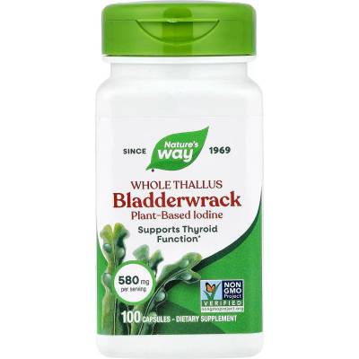 Nature's Way Bladderwrack, 580 mg, 100 капсули, Nature's Way (15380)