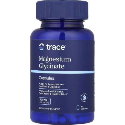 Trace Minerals Magnesium Glycinate, 120 mg, 90 капсули, Trace Minerals (9325)