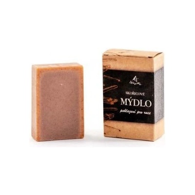 Skořicové mýdlo pohlazení pro ruce - krájené Alchymistky 90g
