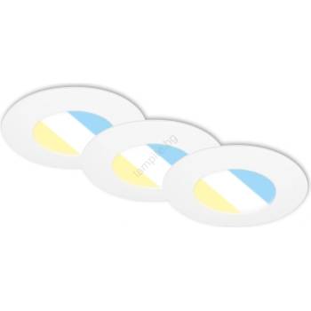 Briloner 7598036 -К-кт 3x LED Лампа за вграждане в баня LED/4, 9W/230V IP44 бял (BL1867)