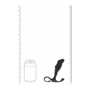 Boss of Toys LEVELZ Silicone Prostate Model L - Black, Textured Ergonomic Design