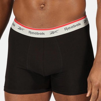 Reebok súprava 3 pánskych boxeriek na fitness čierna