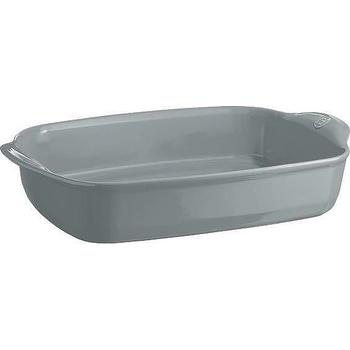 Emile Henry Керамична правоъгълна тава emile henry large rectangular oven dish голяма - 42 х 28 см - цвят перленосив (eh 9654-80)