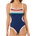 Rip Curl Дамски бански костюм Rip Curl Women's Surf Stripe Cheeky One Piece Swimsuit - Dark Navy (150-5997-0115)