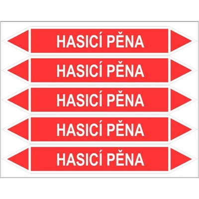 Značení potrubí, hasicí pěna PZG 008547