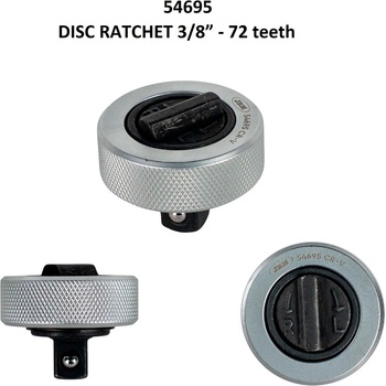 JBM Мини тресчотка тип " диск" на база 3/8" - 72 зъба ; jbm 54693