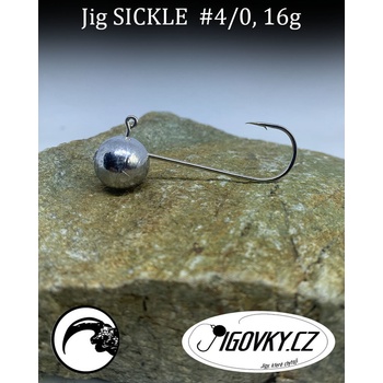 Jigovky.cz Jigové hlavičky Sickle vel.4 16g 5 ks