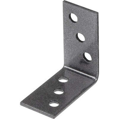 Uholníková spojka Duravis 40x40x20 mm čierny diamant 1 kus