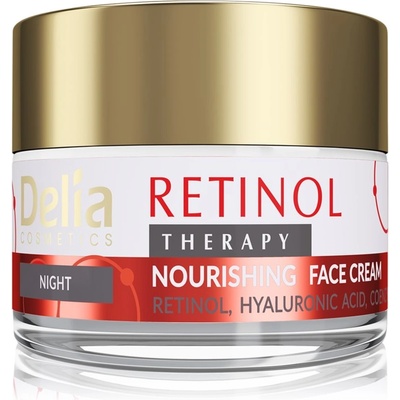 Delia Cosmetics Retinol Therapy подхранващ нощен крем 50ml