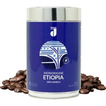 Danesi caffe Etiopia Monoorigine кафе на зърна консерва 250гр