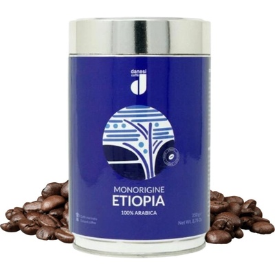 Danesi caffe Etiopia Monoorigine кафе на зърна консерва 250гр
