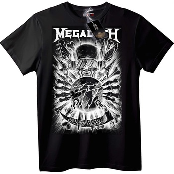 NOONEBRAND Тениска Megadeth Метъл 1983-2013 - 7XL, White