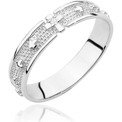 Blink Blink Zlatý prsteň RUŽENEC s diamantom 1692BDB