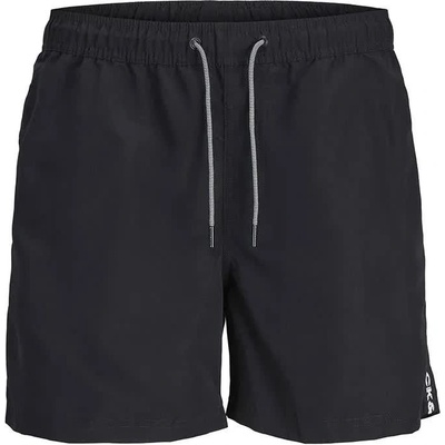 JACK & JONES Бански гащета Jack & jones Fiji Black Tape swimming shorts - Black (Black)