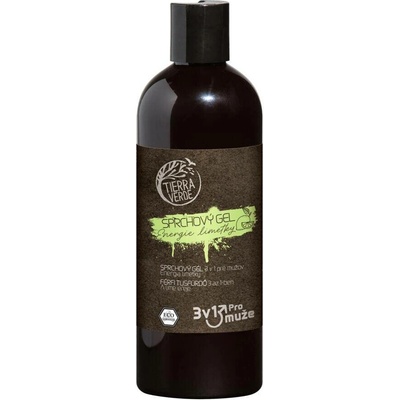 Tierra verde Sprchový gel 3 v 1 pro muže Energie limetky