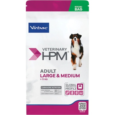 Virbac Veterinary HPM Adult Dog Large & Medium 12 kg