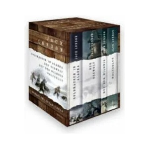 Jack London, Romane und Erzählungen (Goldrausch in Alaska - Der Seewolf - Ruf der Wildnis - Wolfsblut) (4 Bände im Schuber) | Jack London, Herbert Schnierle-Lutz, Ulrich Horstmann, Bernd Samland, Isabelle Fuchs (2013)