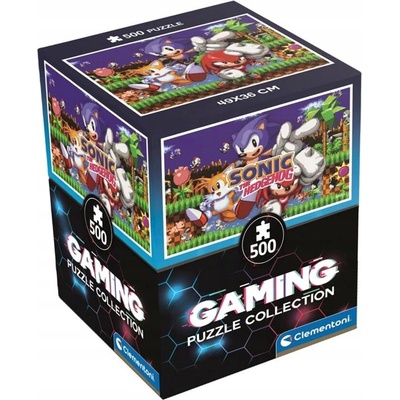 CLEMENTONI Gaming Collection Sonic 500 dílků