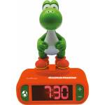 Lexibook Lexibook, Super Mario, Yoshi Night Light Alarm Clock, Sounds and Melodies, LCD Backlight, Luminous, Snooze, Orange, RL800NI1 (RL800NI1)