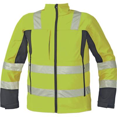 Cerva bunda MALTON softshell HV oranžová