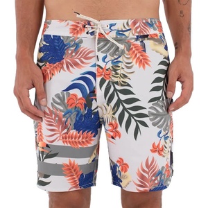 Hurley Бански гащета Hurley Phantom Eco Block Party Engineered 18´´ swimming shorts - White (Bone)