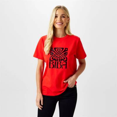Biba Тениска Biba Logo T-Shirt - Red