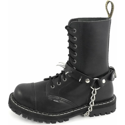 Leather & steel fashion нашийник (каишка за обувки) Dragon Claw - LSF3 45