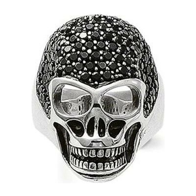 Thomas Sabo Prsten Lebka TR1705 051 11 Sterling silver blac