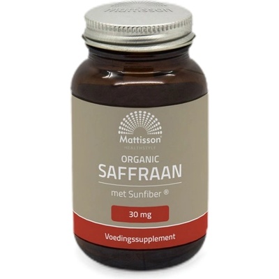 Mattisson Healthstyle Organic Saffron with Sunfiber ® 30 mg [60 капсули]