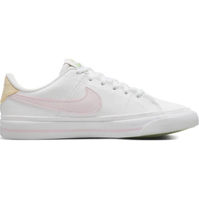 Nike Court Legacy white/pink foam/honeydew biela