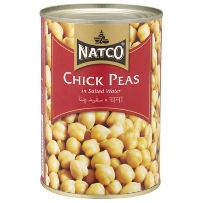 Natco Vařená Cizrna Chick Peas In Salted Water 400 g