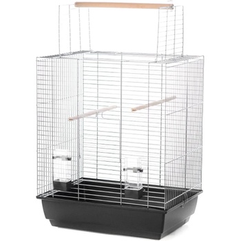 INTER-ZOO Pet Products Клетка за папагали АРА zinc - 54 x 39 x 67, 5 см ЧЕРНА