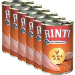 RINTI Консерва RINTI SENSIBLE PUR, пиле - 6 x 400г