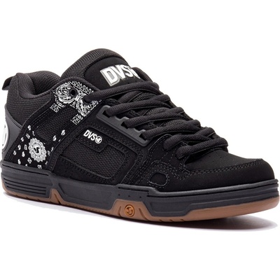 DVS Enduro 125 SHOES Black White Printed Nubuck