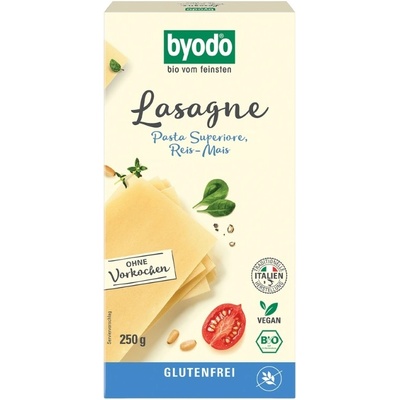 Byodo Bezlepkové LASAGNE z rýže a kukuřice BIO 250 g