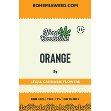 Weed Revolution Orange Outdoor CBD 20% THC 1% 5g