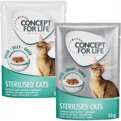 Concept for Life Sterilised Cats v omáčce 24 x 85 g