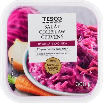 Tesco Salát coleslaw červený 300 g – Zboží Dáma