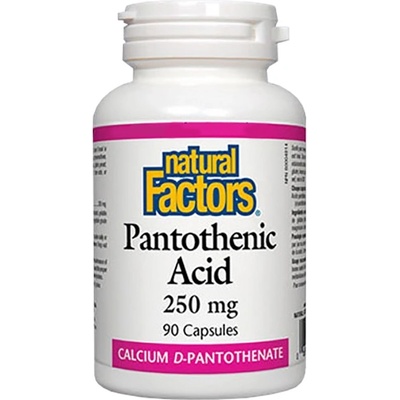 Natural Factors Pantothenic Acid 250 mg [90 капсули]