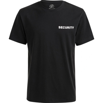 Brandit tričko SECURITY s nápisem bílá černá