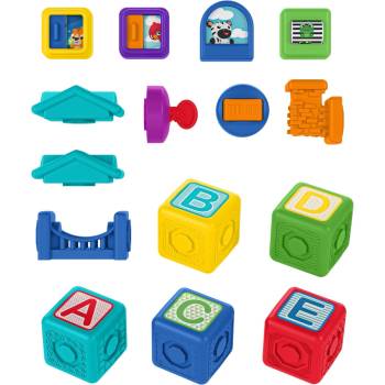 Baby Einstein Активна играчка Baby Einstein - Кубчета, Bridge & Learn, 15 части (12818)