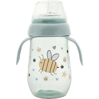 Lorelli Неразливащо шише с широко гърло Lorelli My Friend - 260 ml, Iceberg Green