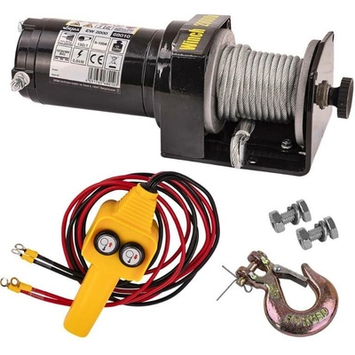 DEMA Offroad elektrický lanový naviják s dálkovým ovládáním EW 2000 68010D
