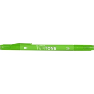 Tombow Маркер Tombow TwinTone жълто-зелен 0, 3/0, 8 (WS-PK06)