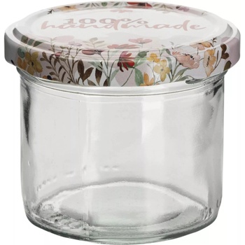 Gastro Zaváracie poháre skrutkovacie viečko s nápisom „handmade“ 6 ks x 125ml