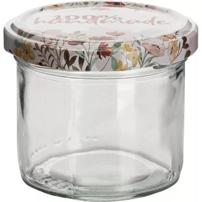 Gastro Zaváracie poháre skrutkovacie viečko s nápisom „handmade“ 6 ks x 125ml