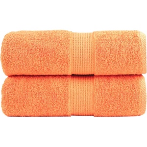 vidaXL Премиум кърпи за пране SOLUND 2 бр. оранжеви 30x30 см 600 г/м2 (137371)